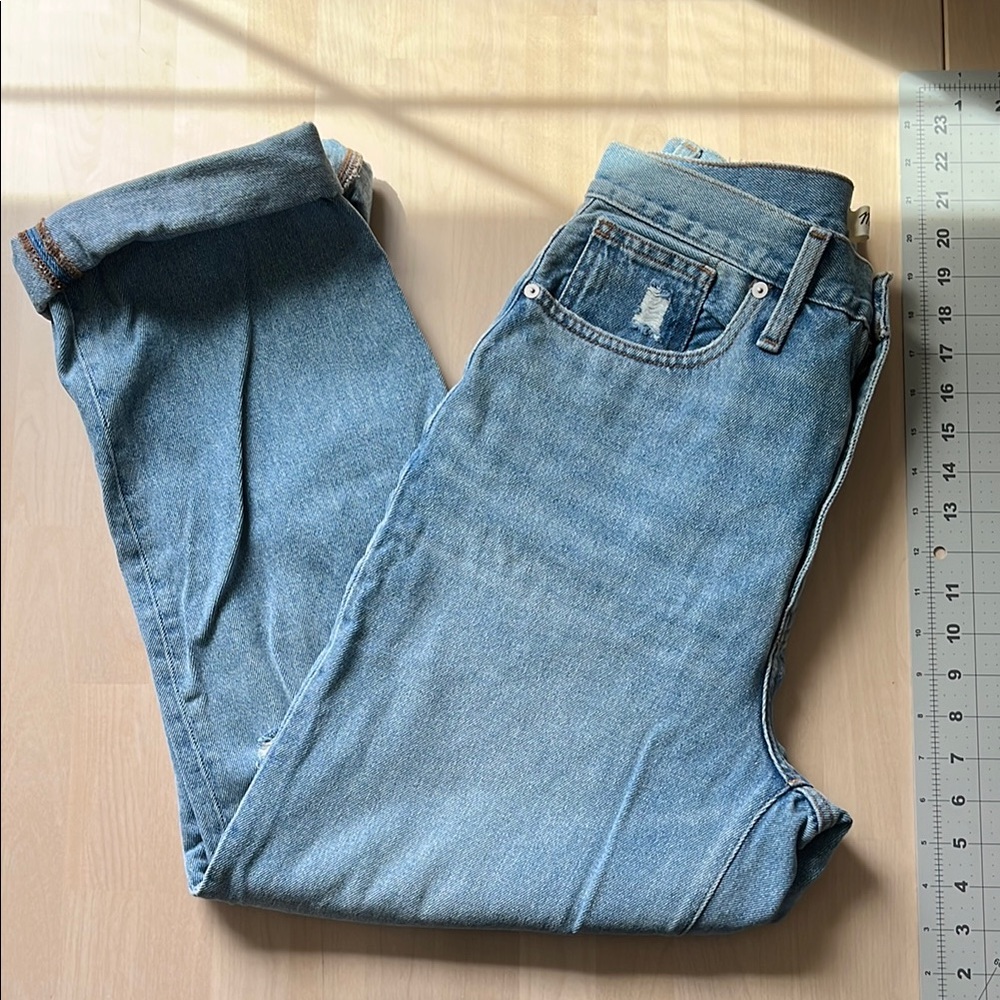 Madewell Baggy Straight Jeans